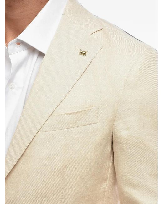 Corneliani Natural Single-Breasted Jacket for men