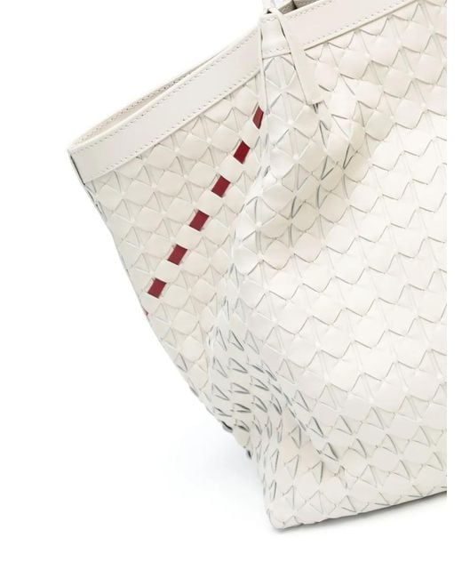 Serapian Natural Textured Shoulder Bag