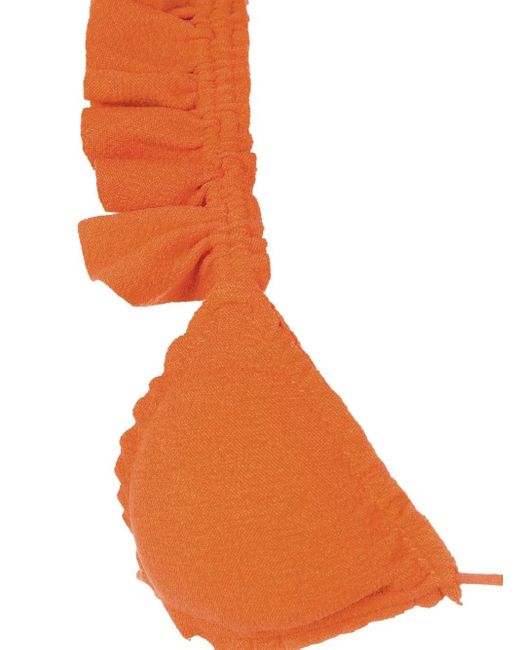 Top Bikini Laven A Triangolo di Clube Bossa in Orange