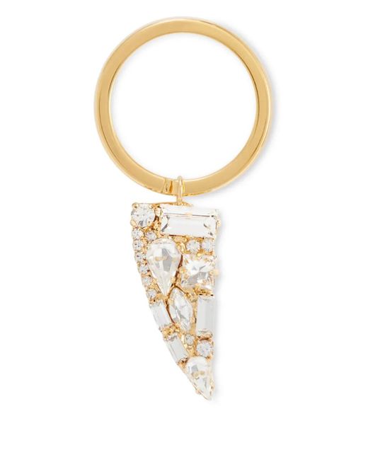 Giuseppe Zanotti Metallic Charm-Detail Keyring for men