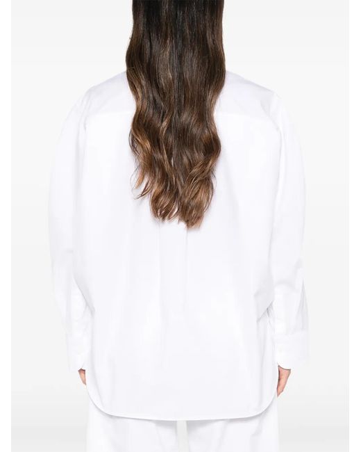 Jacquemus Citta Button-Down Overhemd in het White