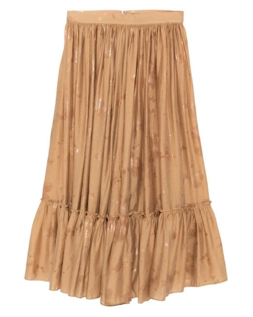 BLAKLACE Brown Butterfly Skirt