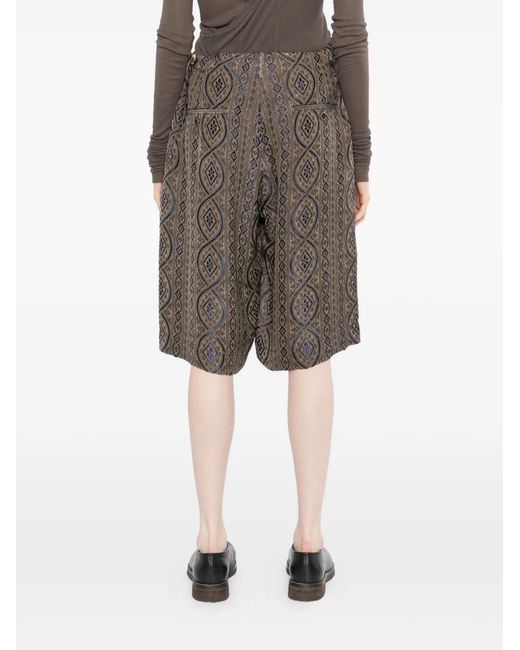 Uma Wang Gray Pallor Shorts