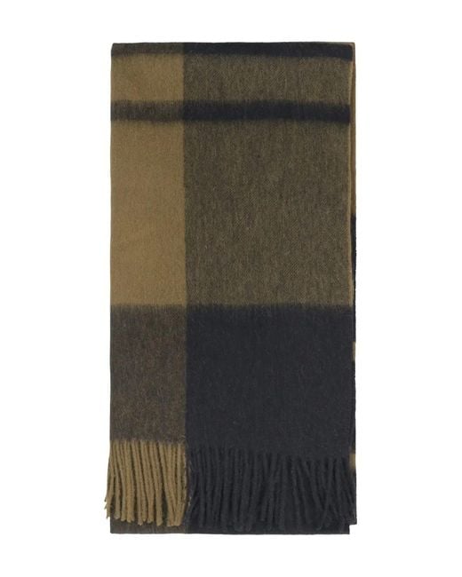 Barbour Green Scarfs