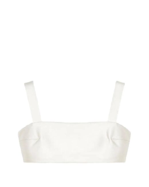 Martinmartin White Billie Cropped Top