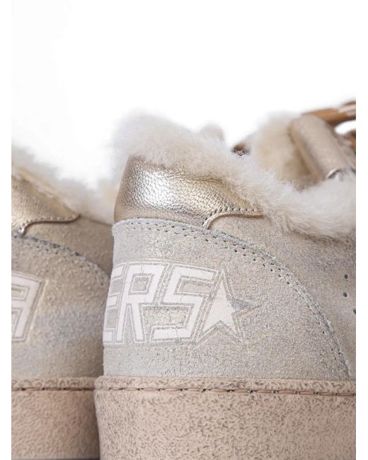 Golden Goose Deluxe Brand White Ball Star Shimmer Sneakers for men