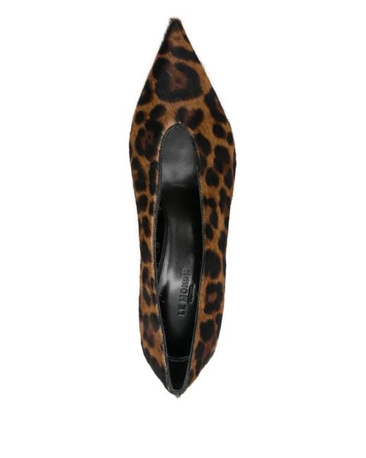 Le Monde Beryl Brown 40Mm Babouche Pointed Toe Pumps