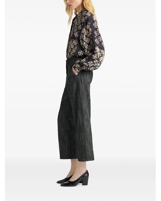 Momoní Gray Thor Yarn-Dyed Straight-Leg Tailored Jeans