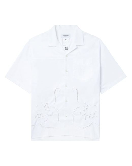 Camisa Regenerated Household MARINE SERRE de hombre de color White
