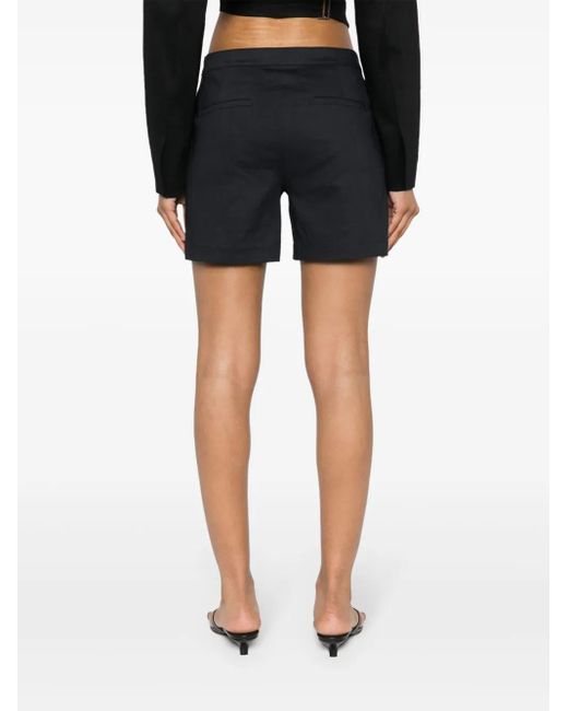 Theory Black Tailored Short Shorts