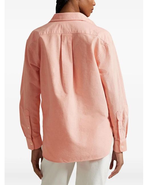 Polo Ralph Lauren Pink Logo-Embroidered Shirt