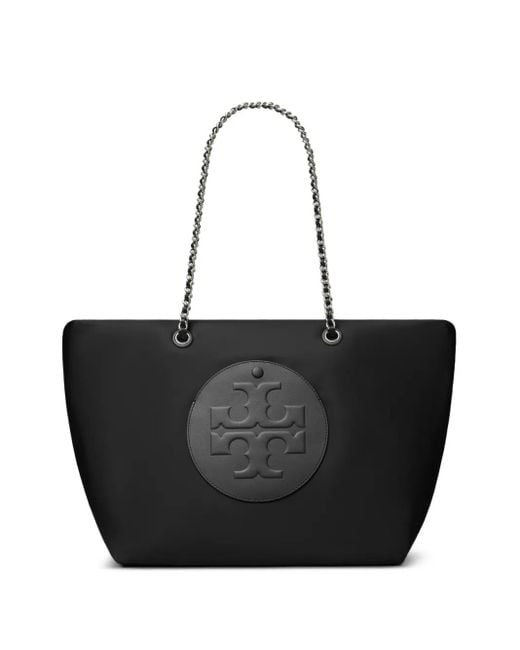 Tory Burch Black Große Ella Handtasche