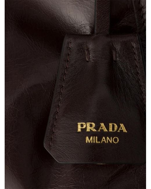 Prada Black Bonnie Leather Mini Shoulder Bag