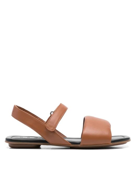Hogan Brown Leather Flats