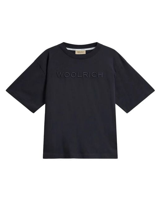 Woolrich Blue Pima T-Shirt