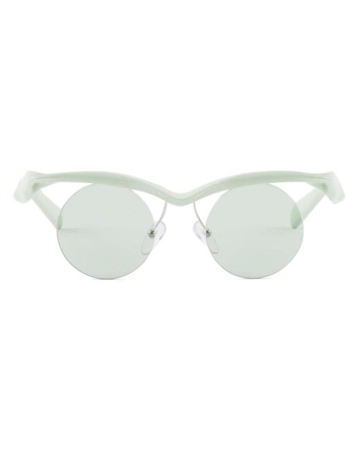 Prada Green Runway Geometric-frame Sunglasses for men
