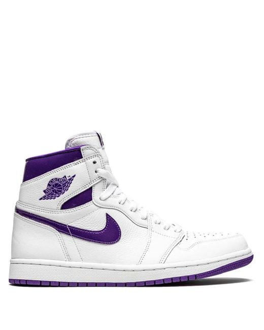 Nike White Air 1 Retro High "Court" Sneakers