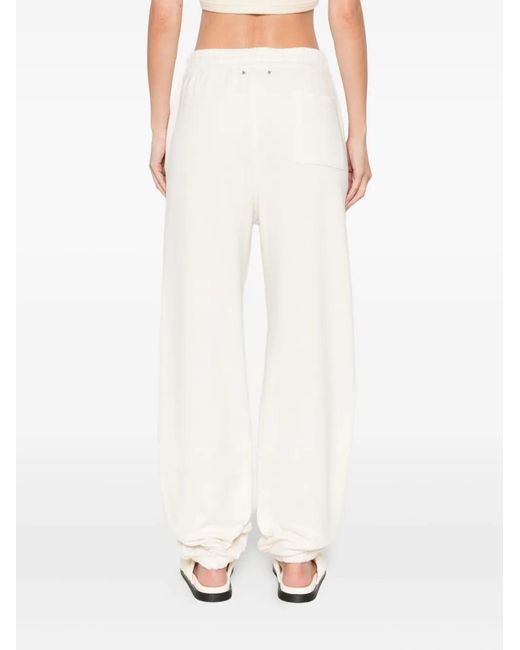 Golden Goose Deluxe Brand White Cotton Track Pants