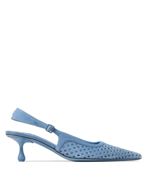 Zapatos Amel con tacón de 50 mm Jimmy Choo de color Blue