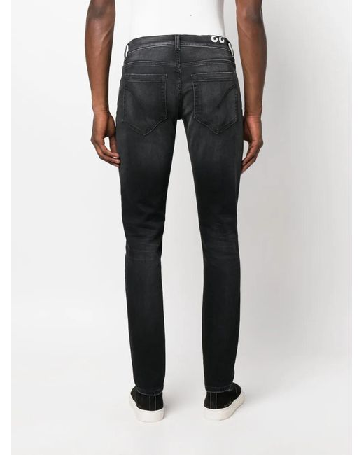 Dondup Blue Mid-Rise Jeans for men