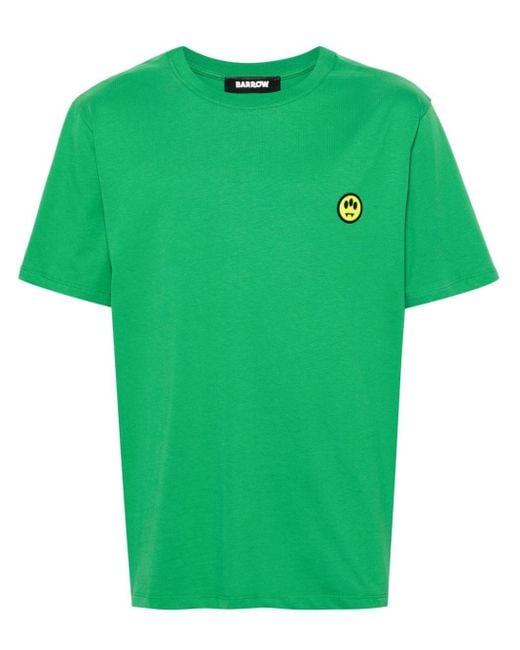 Barrow Green T-Shirt mit Logo-Print