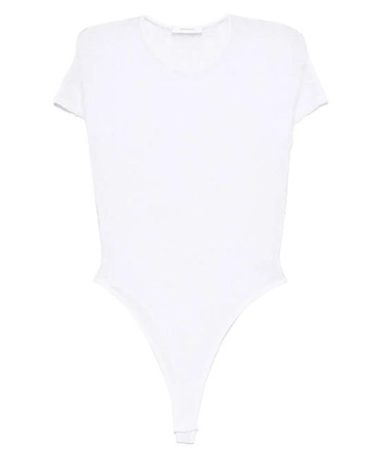 Wardrobe NYC White Kurzärmeliger Body