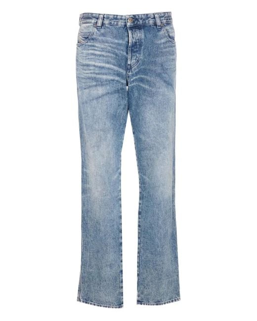 Jeans Con Design A Cinque Tasche di DIESEL in Blue da Uomo