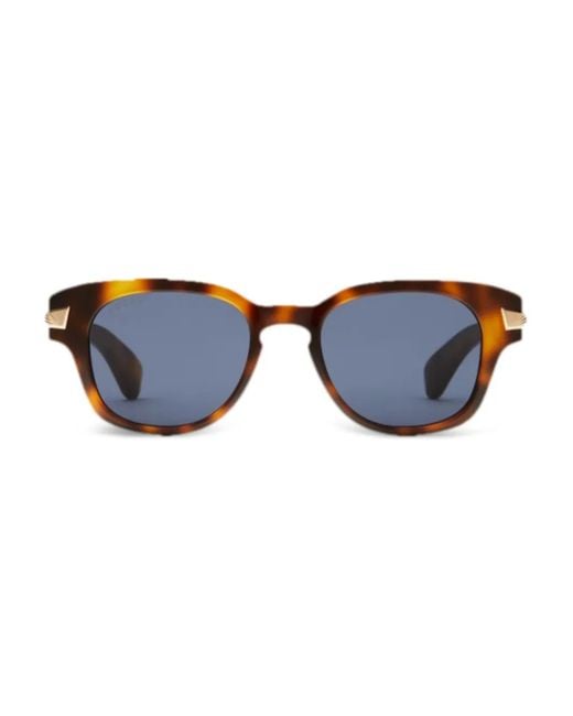 Gucci Blue Gg778325 Tortoiseshell-Detail Sunglasses for men
