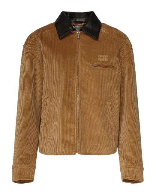 Miu Miu Brown Corduroy Jacket