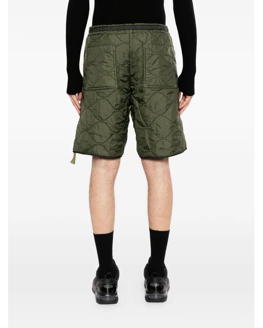 Oamc Peacemaker Green Combat Shorts for men