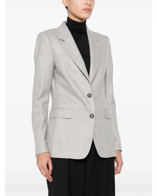 Tagliatore White Buttoned Jacket