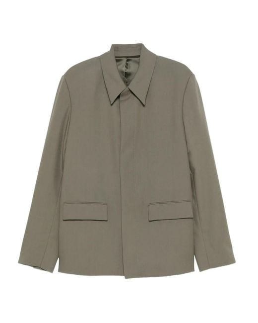 Rier Green Flap Pockets Jacket for men