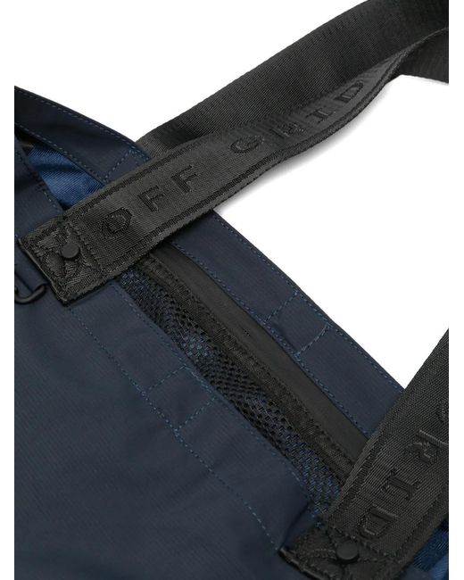 OFF GRID Blue Detachable Pouch Shoulder Bag