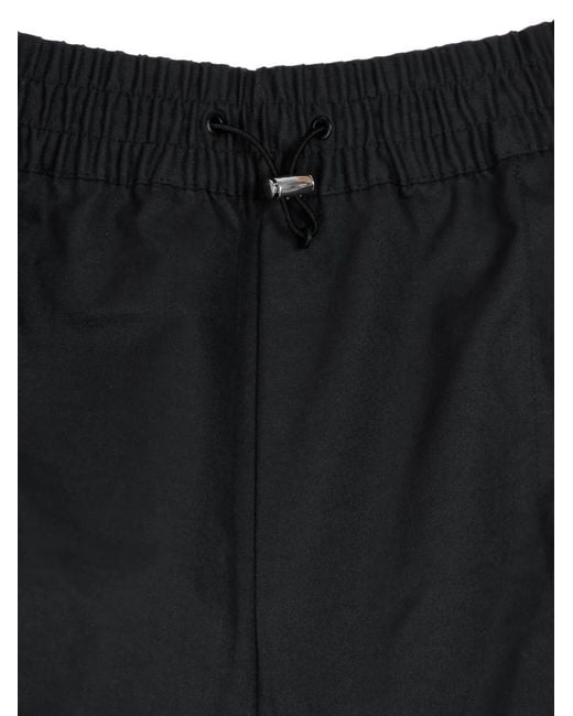 Nike Black Elastic-Ankles Pants