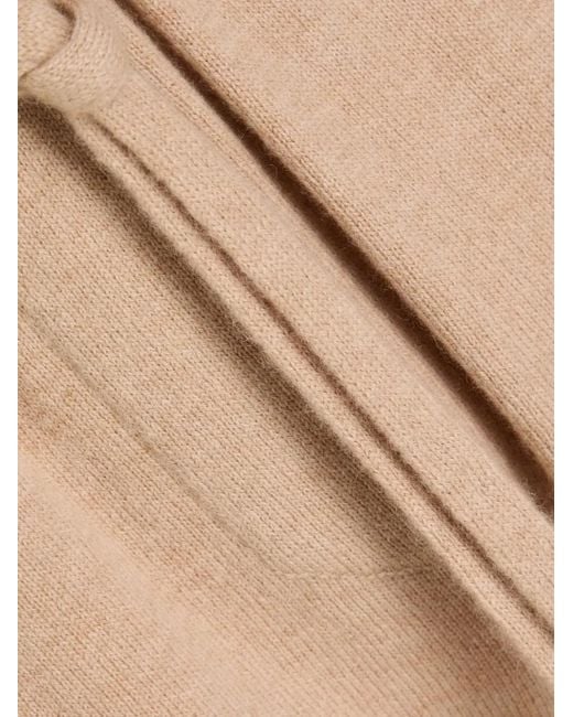 Brunello Cucinelli Natural Drawstring-Waist Track Pants