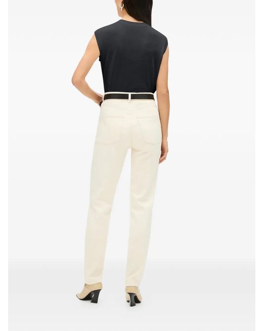 Another Tomorrow Black Wool Sleeveless Top