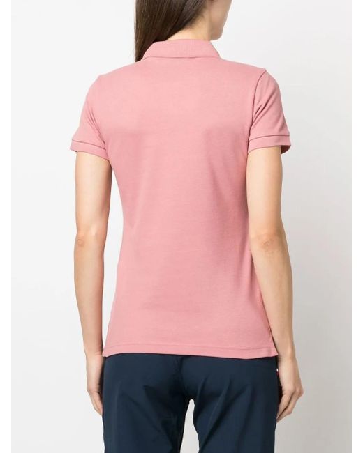 Rossignol Pink Logo-Applique Polo Shirt