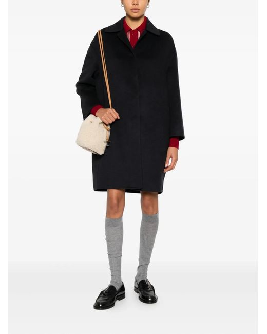 Prada Black Single-Breasted Coat