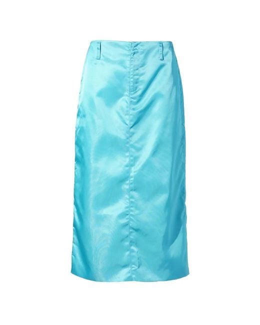 Sandy Liang Blue Ravenna Skirt