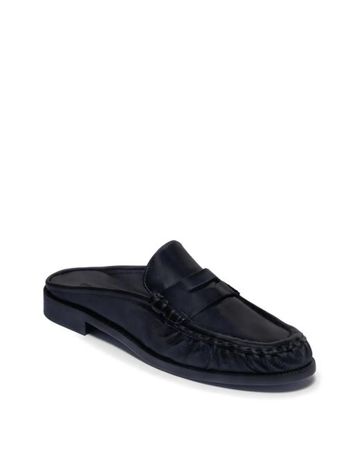 Bernardo White Mules Tilda À Entaille Penny