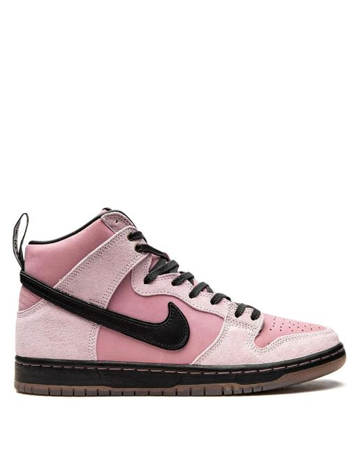 Nike X Kcdc Sb Dunk Pro High-Top Sneakers in het Pink voor heren