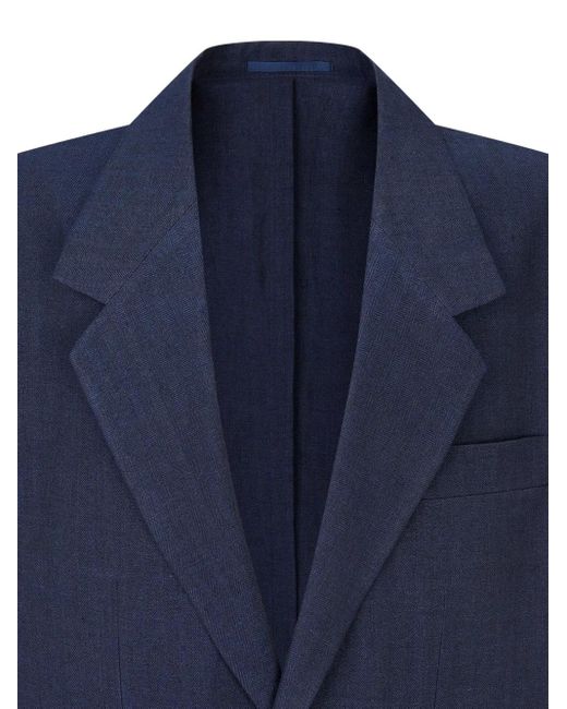 MAN ON THE BOON. Blue Tailored Blazer for men