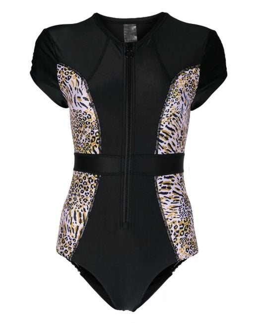 Duskii Badpak Met Luipaardprint in het Black