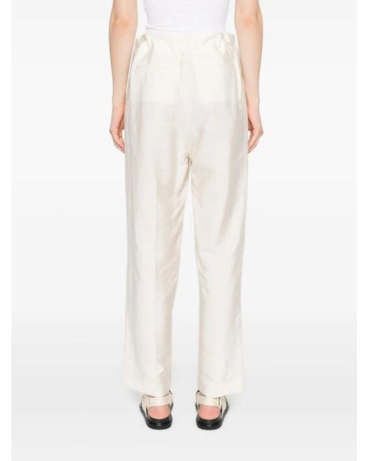 frenken White Waist String Trousers