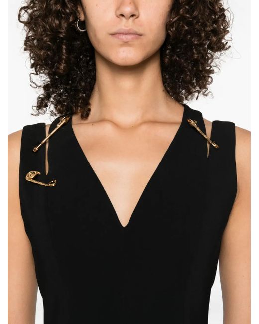Versace Black Mini Cocktail Dress