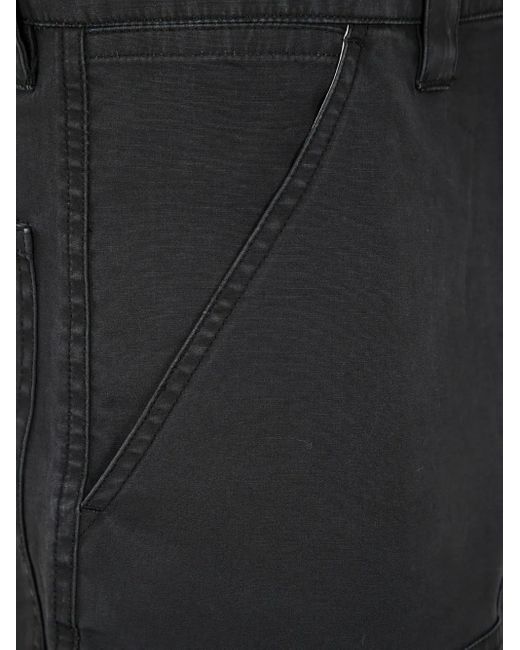 OAMC Black Peacemaker Knee-Length Shorts