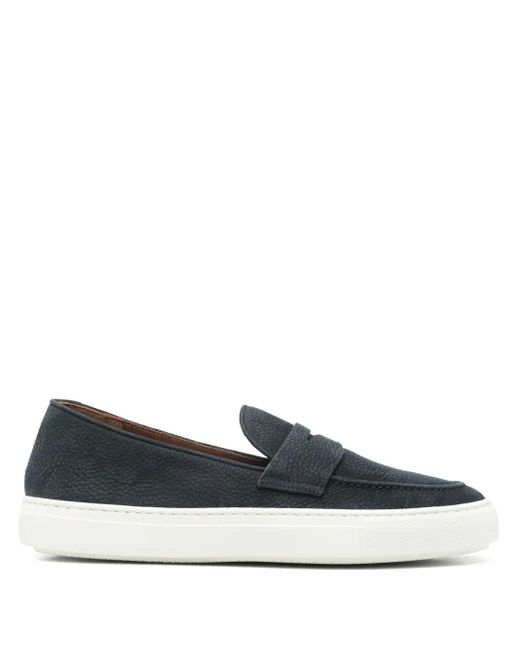 Fratelli Rossetti Blue Suede Loafers for men