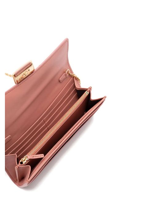 Fendi Pink Ff-Logo Quilted Mini Bag