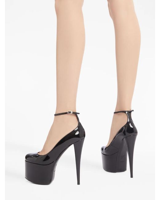 Giuseppe Zanotti Black 150Mm Gz-Yana Platform Pumps