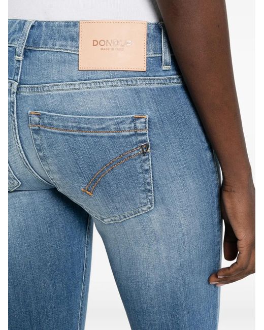 Dondup Blue Strech Cotton Jeans